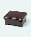 daily CLIP 【daily CLIP】山中塗どんぶり 角 スタディオクリップ 食器・調理器具・キッチン用品 食器・皿 ブラウン