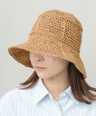 A.M.S. ハット 帽子 ペーパー クロッシェハット つば広 メンズ レディース 春 夏 エー.エム.エス. 帽子 ハット ブラック ベージュ