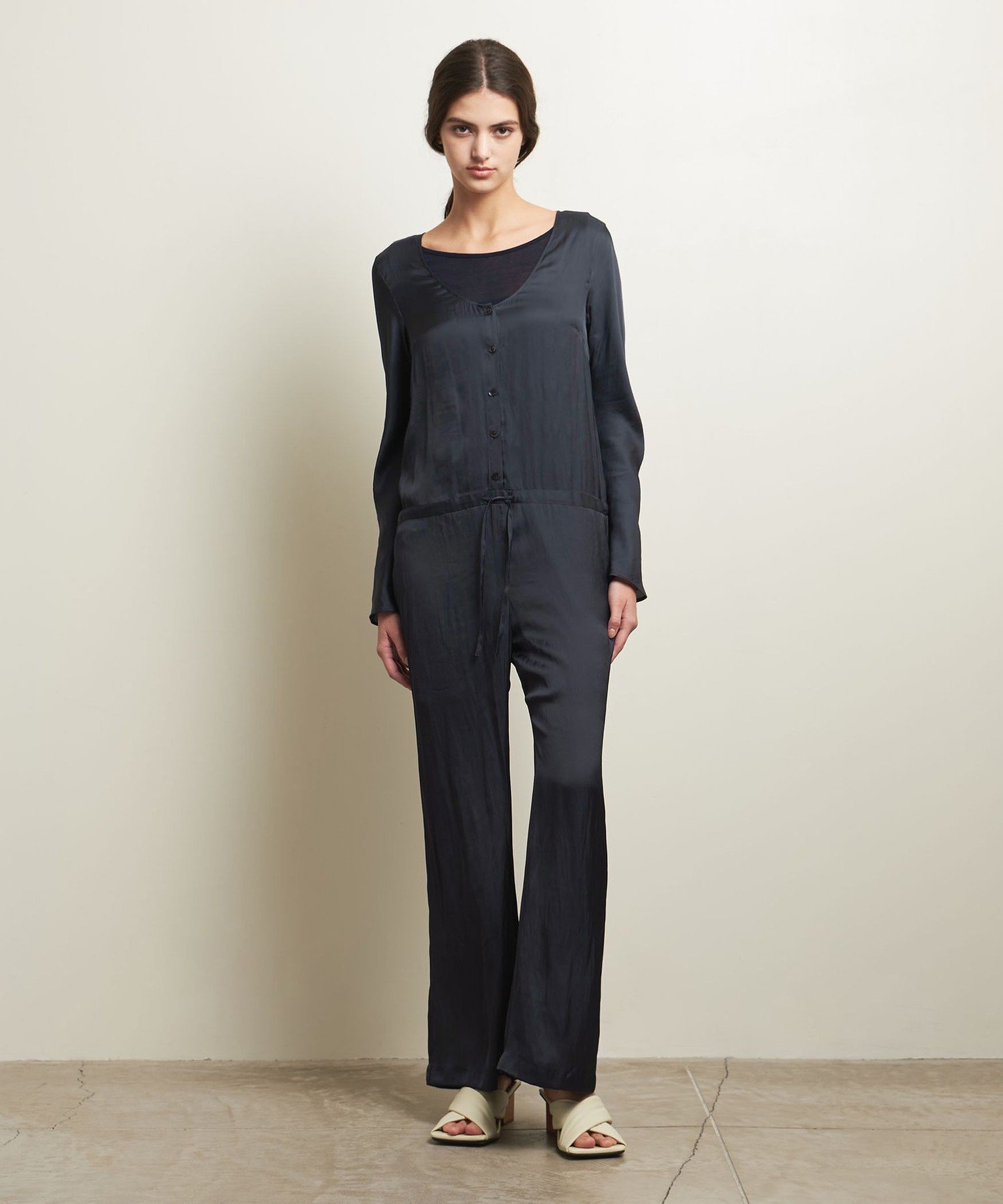 【SALE／30%OFF】ATTISESSION ＜ATTISESSION＞バックタイ オールインワン ユナイテッドアローズ アウトレット オールインワン・オーバーオール オールインワン・つなぎ ホワイト ネイビー【送料無料】