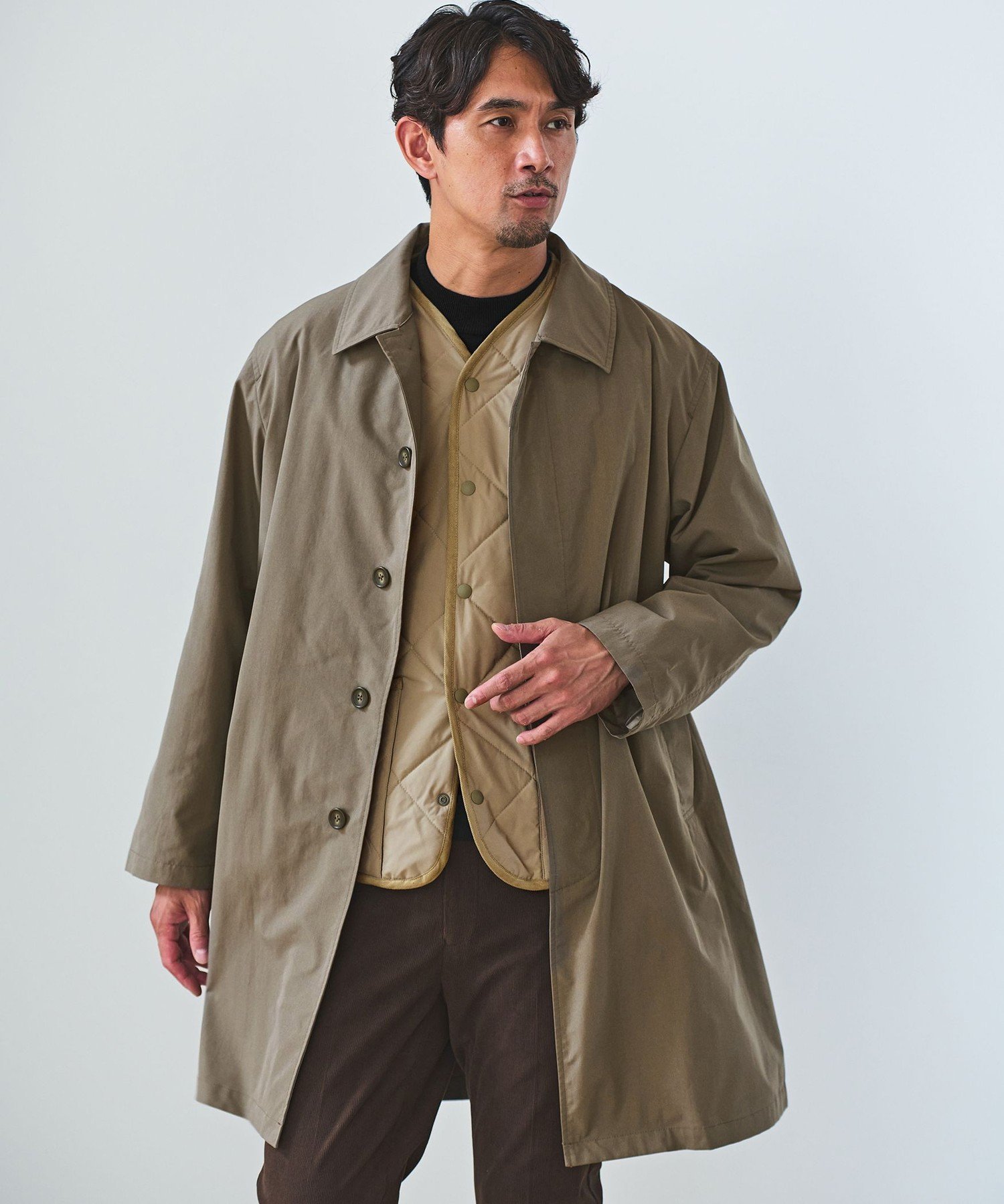 UNITED ARROWS green label relaxing 【WEB限定】JUST fit 3WAY ステンカラーコート -はっ水- ユナイテッドアロ...