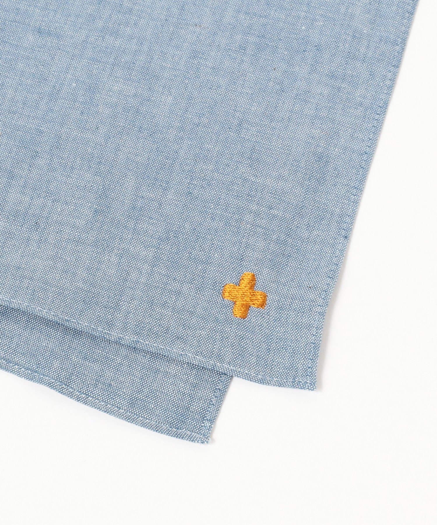 BEAMS MEN BEAMS PLUS / シャンブレー ハンカチーフ ビームス メン ファッション雑貨 スカーフ・バンダナ ブルー