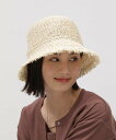 【SALE/56%OFF】LAKOLE ペーパーフリンジハット ラコレ 帽子 ハット ホワイト グレー グリーン