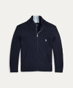 POLO RALPH LAUREN (ボーイズ 2才~7才)コットン フルジップ セーター ラルフローレン トップス ニット ネイビー【送料無料】