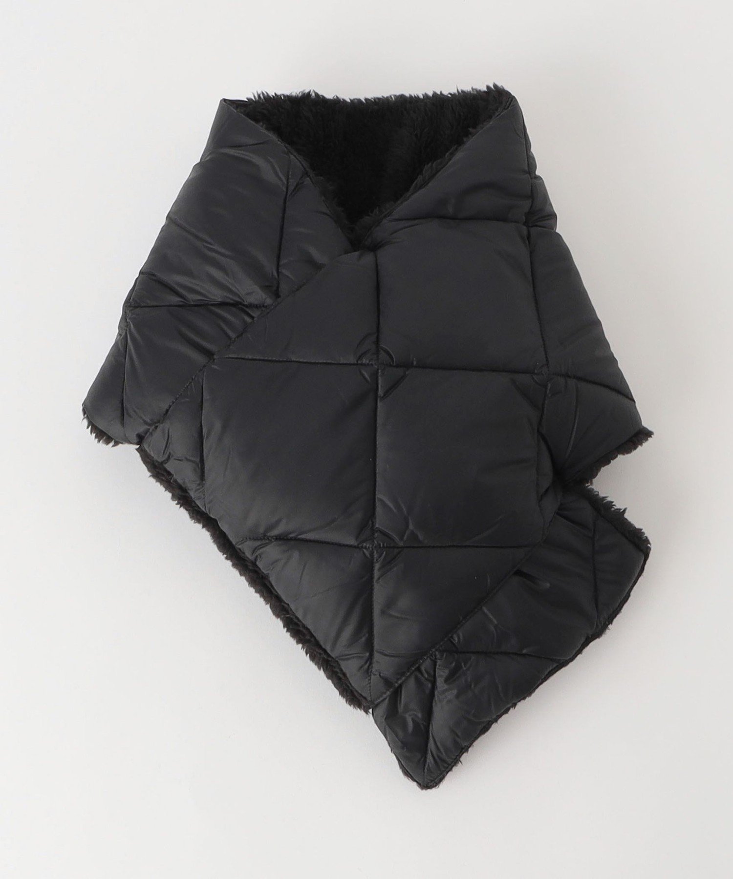 【SALE／10%OFF】UNITED ARROWS green label relaxing ＜TAION＞ダウン スカーフ ユナイテッドアローズ グリーンレーベルリラクシング ファッション雑貨 マフラー・ストール・ネックウォーマー カーキグリーン グレー ブラック ブラウン