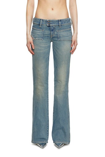 DIESEL レディース デニム スリム ブーツカット D-HUSH L.30 ディーゼル パンツ ジーンズ・デニムパンツ ブルー【送料無料】 DIESEL レディース デニム スリム ブーツカット D-HUSH L.30 ディーゼル パンツ ジーンズ・デニムパンツ ブルー【送料無料】