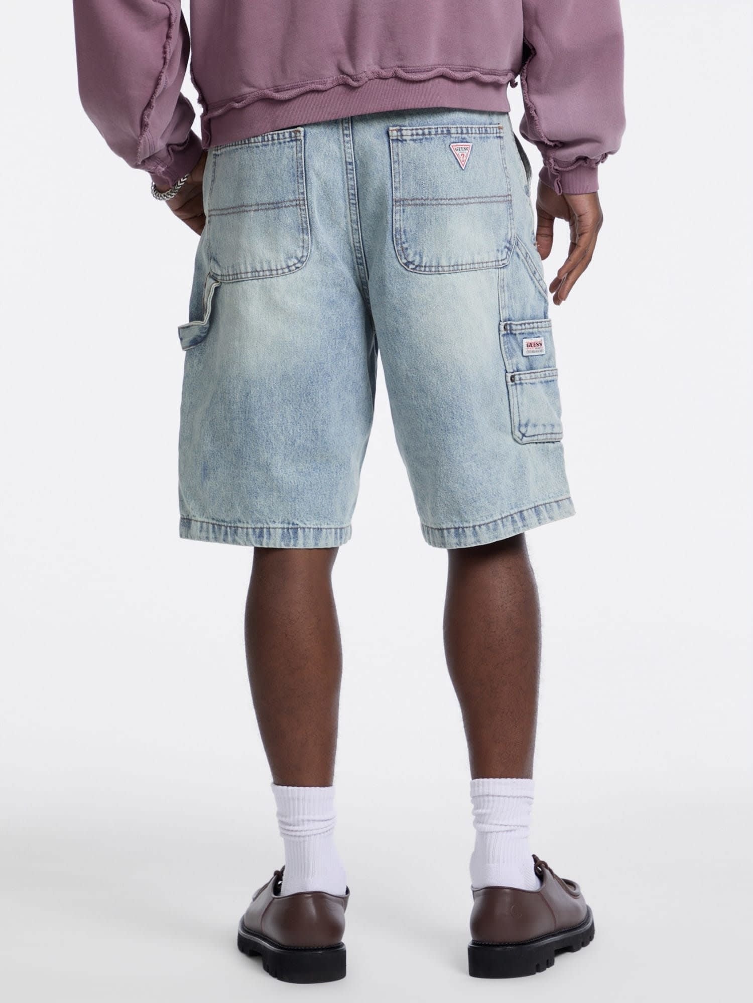 【SALE／50%OFF】GUESS Originals GUESS Originals デニムショートパンツ (M)Carpenter Short ゲス パンツ ジーンズ・デニムパンツ ブルー【送料無料】