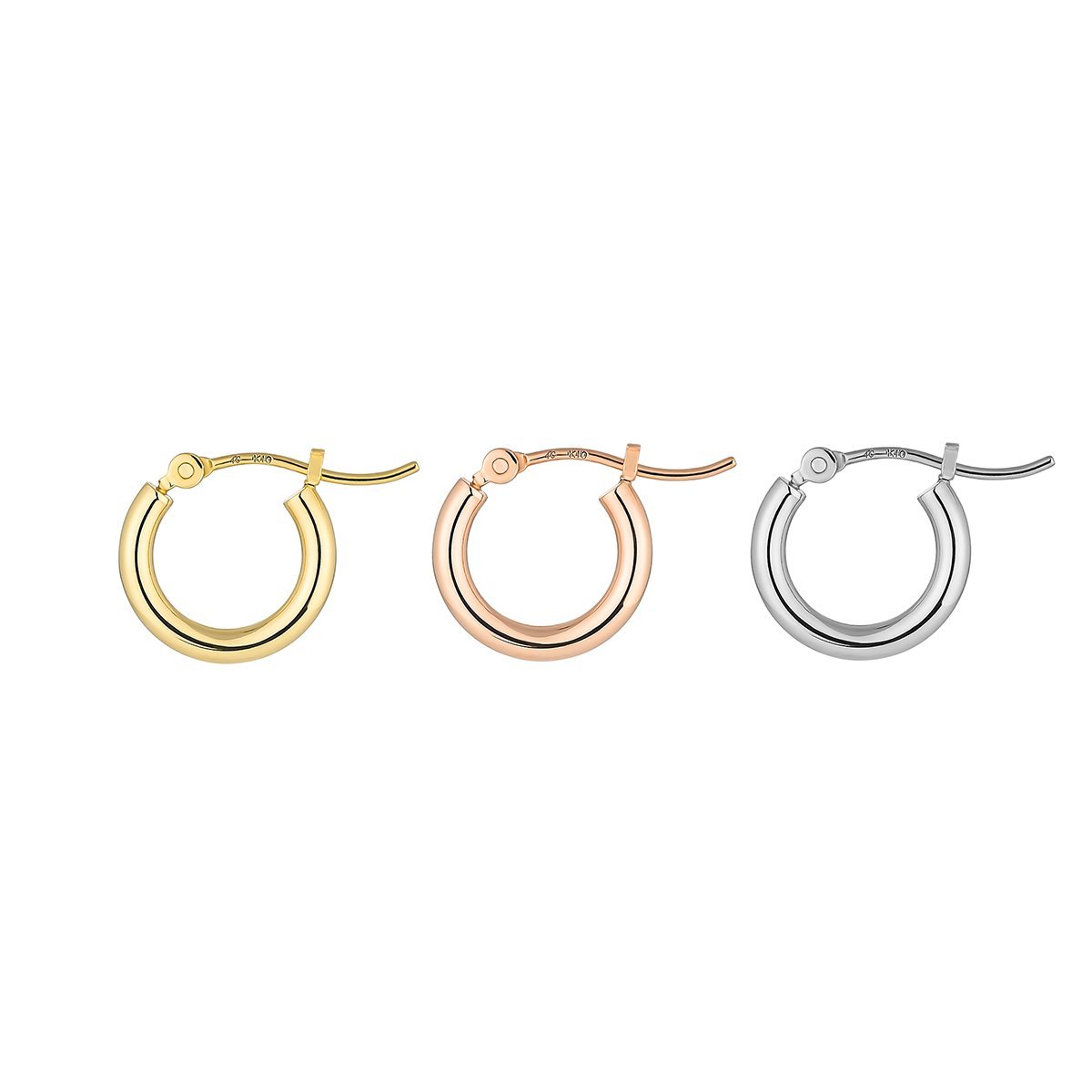 4℃ K10ホワイトゴールド ピアス/片耳用 ヨンドシー アクセサリー・腕時計 ピアス【送料無料】