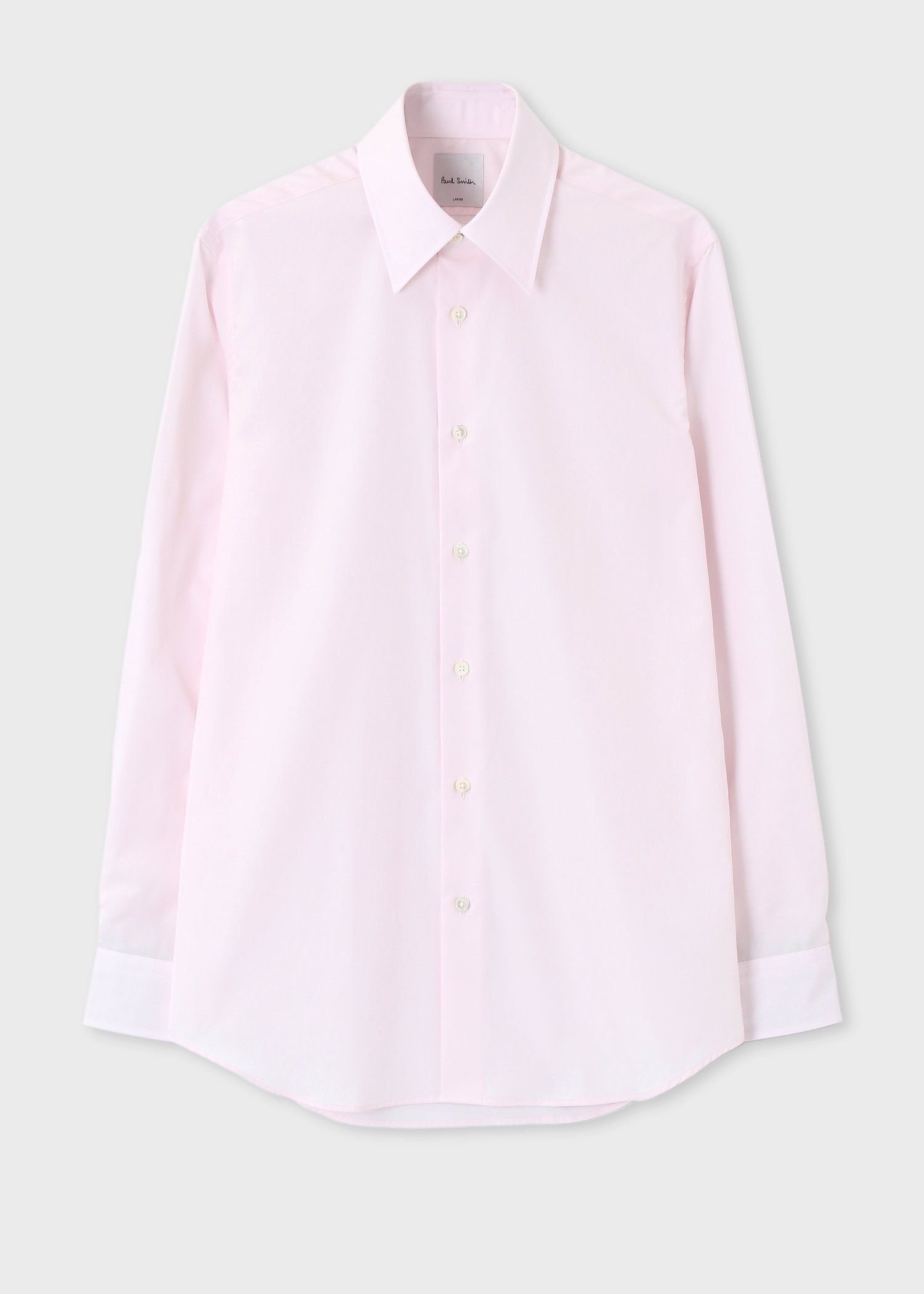【SALE／20%OFF】Paul Smith ブロード ドレスシャツ ポール・スミス スーツ・フォーマル Yシャツ・カッターシャツ ピンク【送料無料】