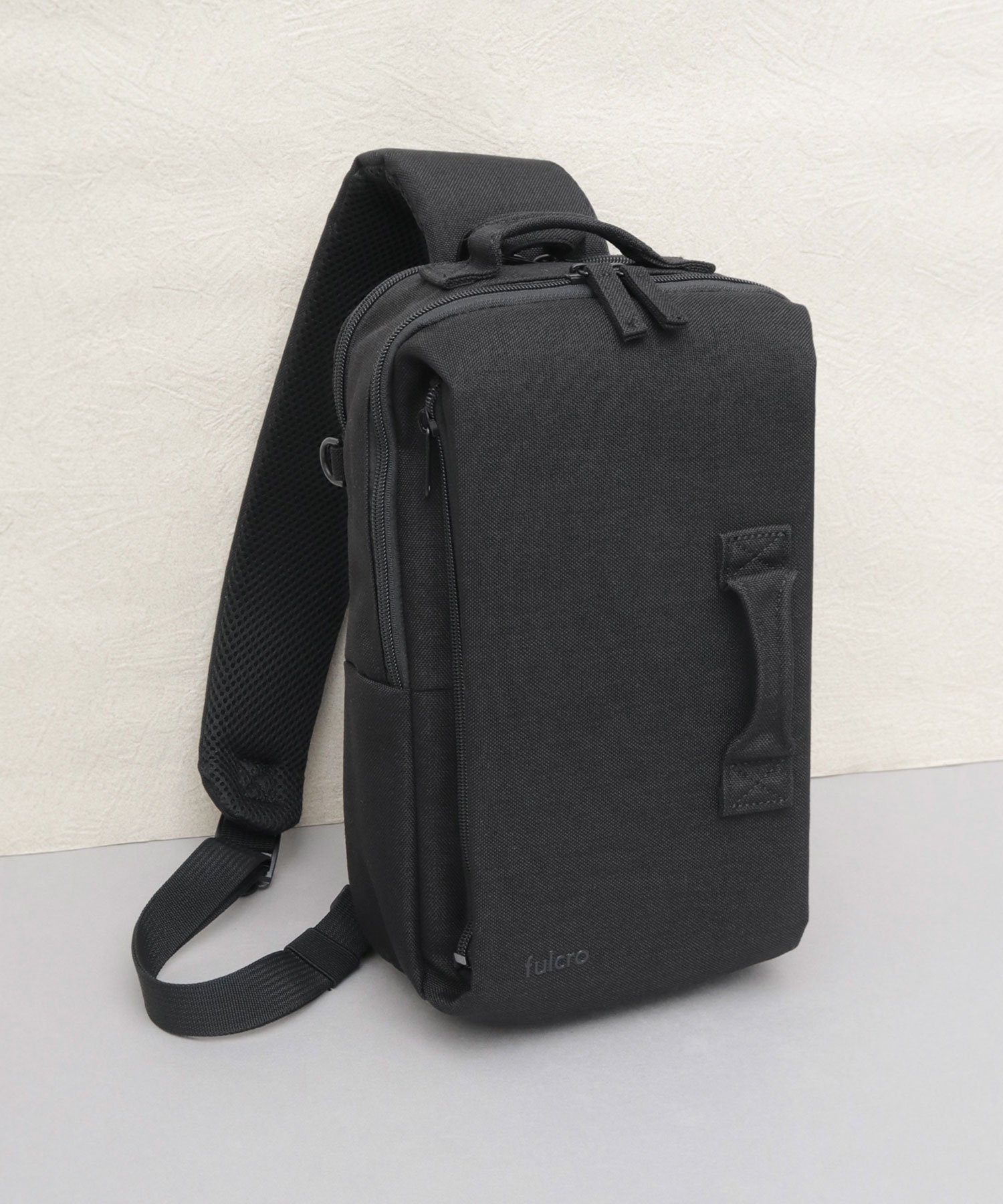 fulcro フルクロ ボディバッグ ショルダーバッグ メンズ レディース 撥水 A5 黒 エー.エム.エス. バッグ ボディバッグ・ウエストポーチ ブラック【送料無料】