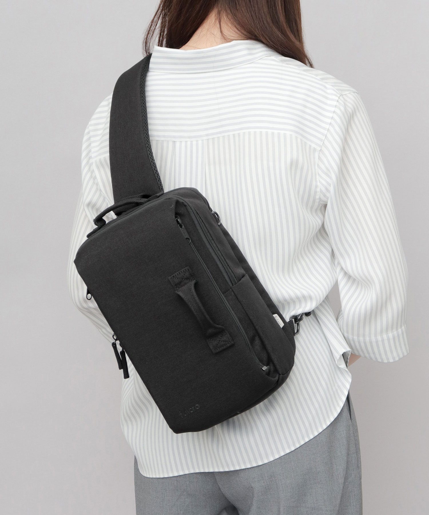 fulcro フルクロ ボディバッグ ショルダーバッグ メンズ レディース 撥水 A5 黒 エー.エム.エス. バッグ ボディバッグ・ウエストポーチ ブラック【送料無料】