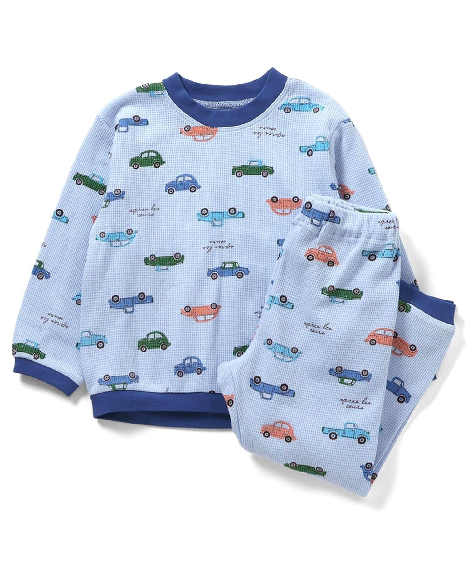 【SALE／50%OFF】apres les cours 恐竜・車柄パジャマ 10分丈 エフオーオンライン...