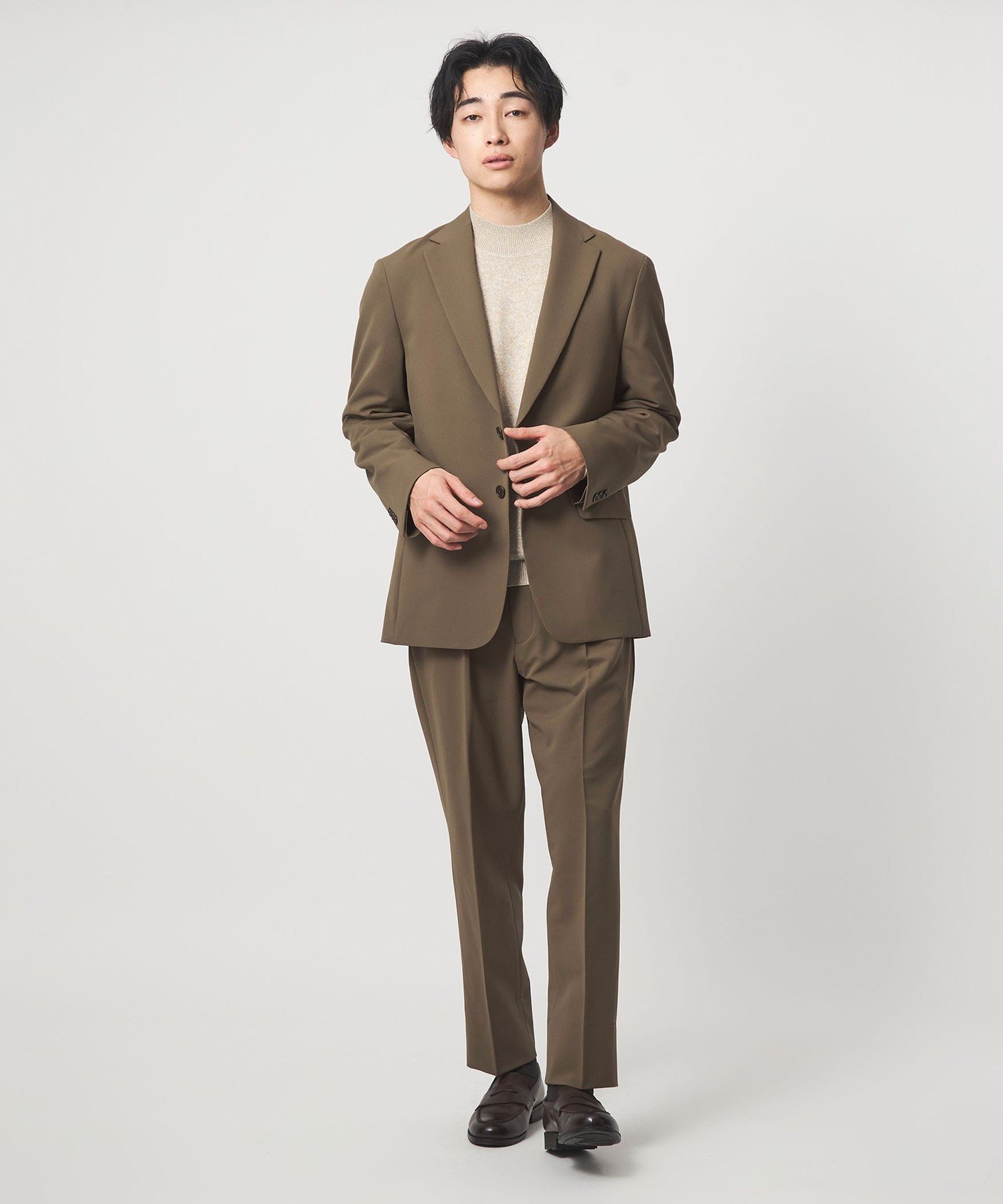 【SALE／50%OFF】UNITED ARROWS green label relaxing A+ PERTEX UNLIMITED 2B リラックス ジャケット -ストレッチ- ユナイテッドアローズ グリーンレーベルリラクシング ジャケット・アウター テーラードジャケット・ブレザー ブラック ブラウン【送料無料】