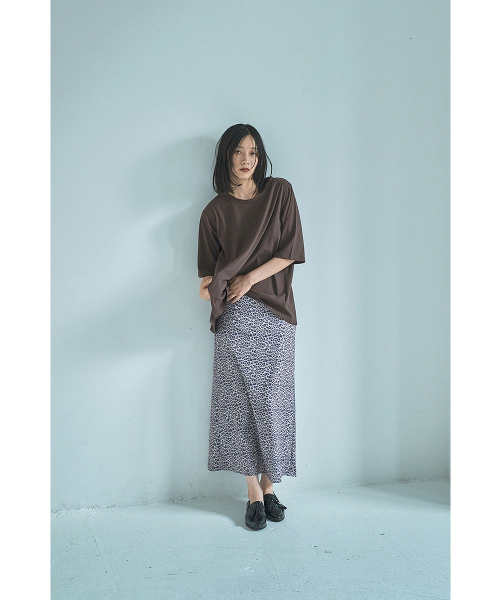 marjour LEOPARD SLIT SKIRT マージュール スカート ロング・マキシスカート