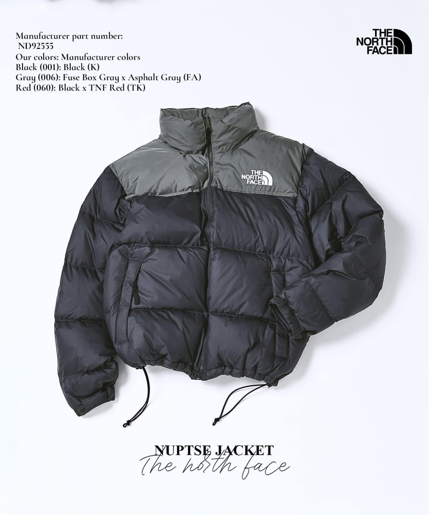 JOURNAL STANDARD relume 《予約》THE NORTH FACE / ノースフェイス ヌプシ ジャケット ND92555 ジャーナル スタンダード レリューム ジャケット・アウター ダウンジャケット・ダウンベスト レッド ブラック グレー【送料無料】