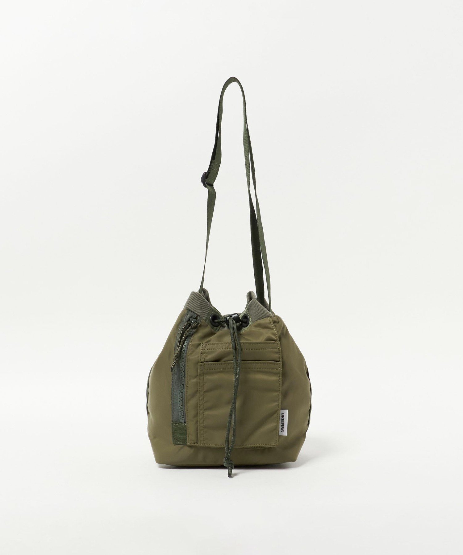 UNITED ARROWS green label relaxing BRIEFINGドローストリング S ショルダーバッグ ユナイテッドアローズ グリーンレーベルリラクシング バッグ ショルダーバッグ ブラック グリーン【送料無料】