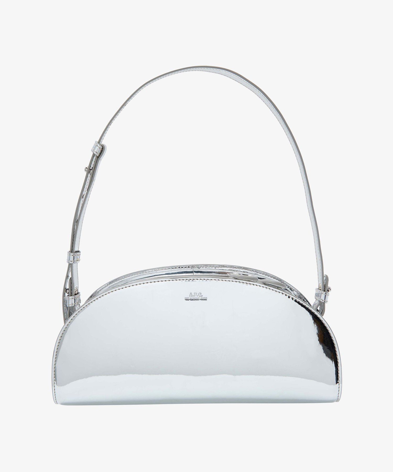 【SALE／50%OFF】A.P.C. Demi-Lune ショルダーバッグ アー・ぺー・セー バッグ ショルダーバッグ シルバー【送料無料】