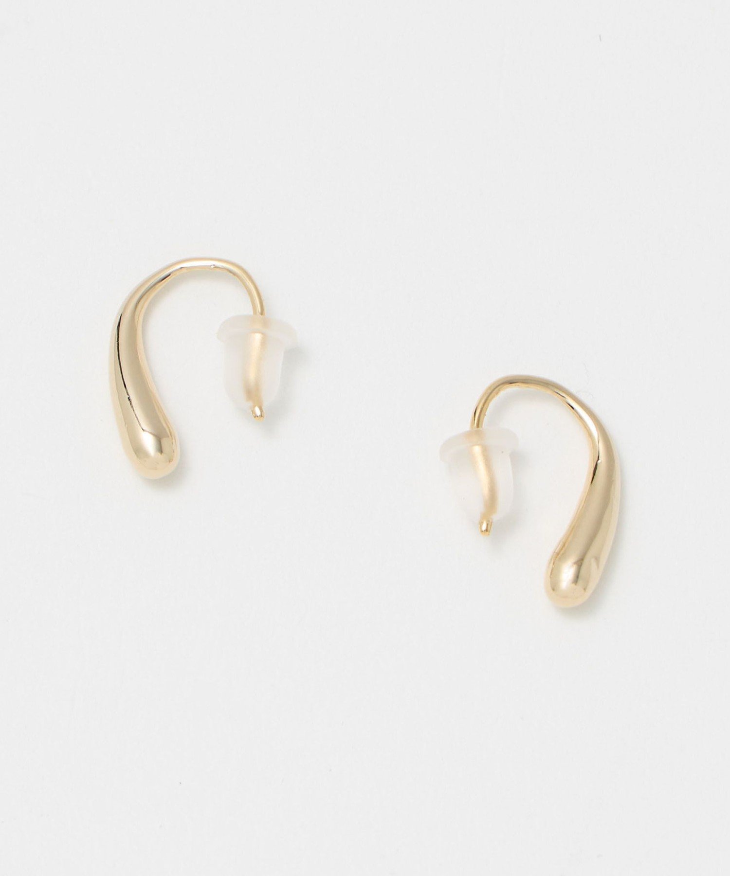 BEAUTY&YOUTH UNITED ARROWS メタル フック ピアス ビューティー＆ユース　ユナイテッドアローズ アクセサリー・腕時計 ピアス ゴールド シルバー