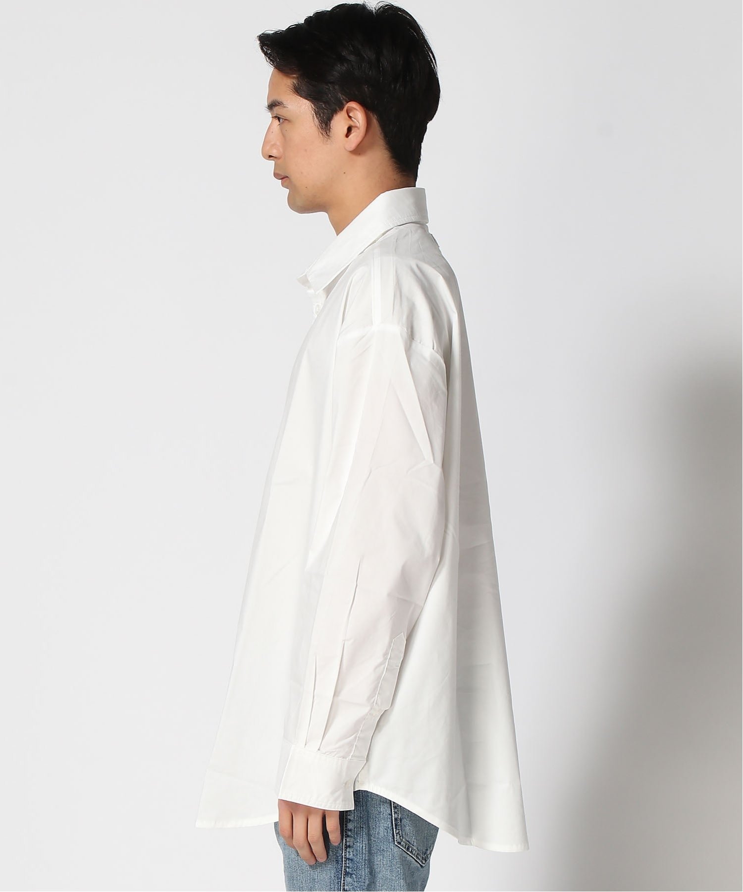 【公式ショップ】Clean Oversized Shirt/クリーンオーバーサイズシャツ ジースターロゥ トップス シャツ・ブラウス ホワイト
