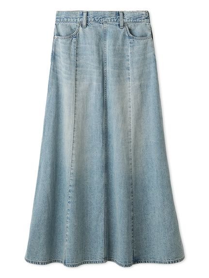 【SALE／50%OFF】Mila Owen セミフレアデニムマキシスカート ミラオーウェン スカート その他のスカート ブラック【送料無料】 stylife-15662712 Rakuten Fashion サンプル画像2