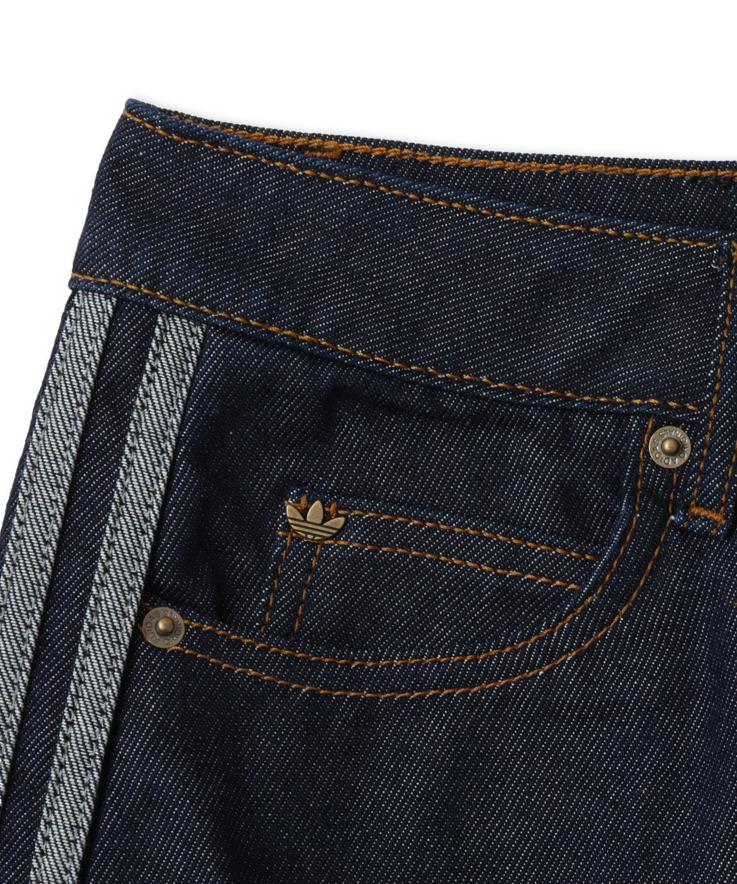 adidas 3 STRIPES MINI SKIRT DENIM インディゴデニム アトモス スカート その他のスカート ブルー