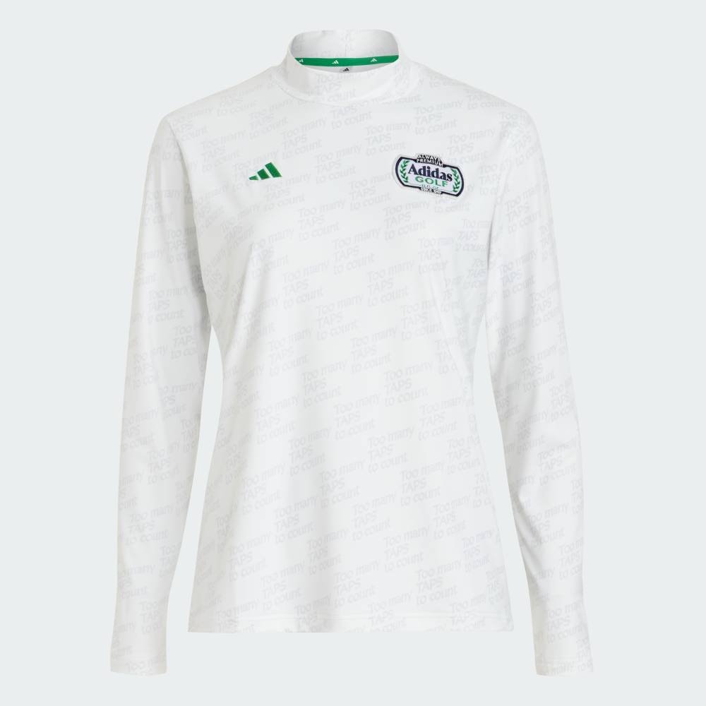 adidas 【公式】アディダス adidas 返品可 CHIP 総柄 モックネック 長袖シャツ アディダス トップス カットソー・Tシャツ ホワイト【送料無料】