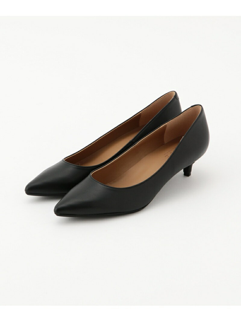 【SALE／10%OFF】ROPE' レザーポインテッドパンプス ロペ シューズ・靴 パンプス ブラック ベージュ【送料無料】のサムネイル