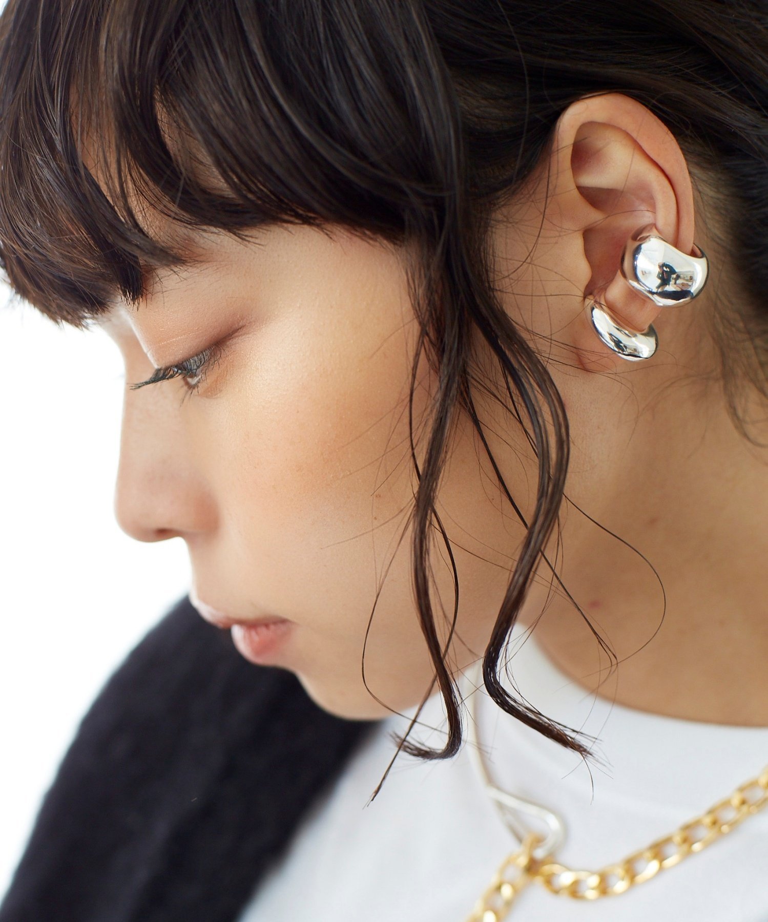 【SALE／10%OFF】Nothing And Others NothingAndOthers/Thick&Thin Earc ナッシングアンドアザーズ アクセサリー・腕時計 イヤリング・イヤーカフ シルバー【送料無料】
