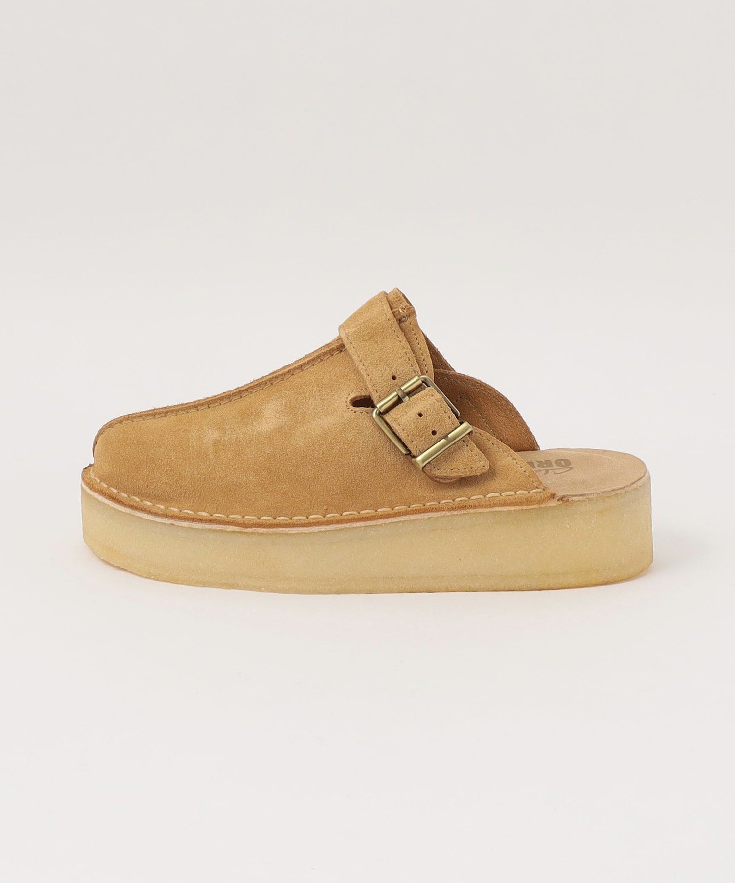 UNITED ARROWS green label relaxing ＜Clarks＞トレック ウェッジ ミュール / 厚底 ユナイテッドアローズ グリーンレーベルリラクシング シューズ・靴 スニーカー ベージュ ブラック【送料無料】