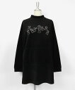 【SALE/30%OFF】Picone Club ピコ刺繍ベロアプルオーバー ピッコーネクラブ トップス その他のトップス ベージュ パープル グレー ブラック...