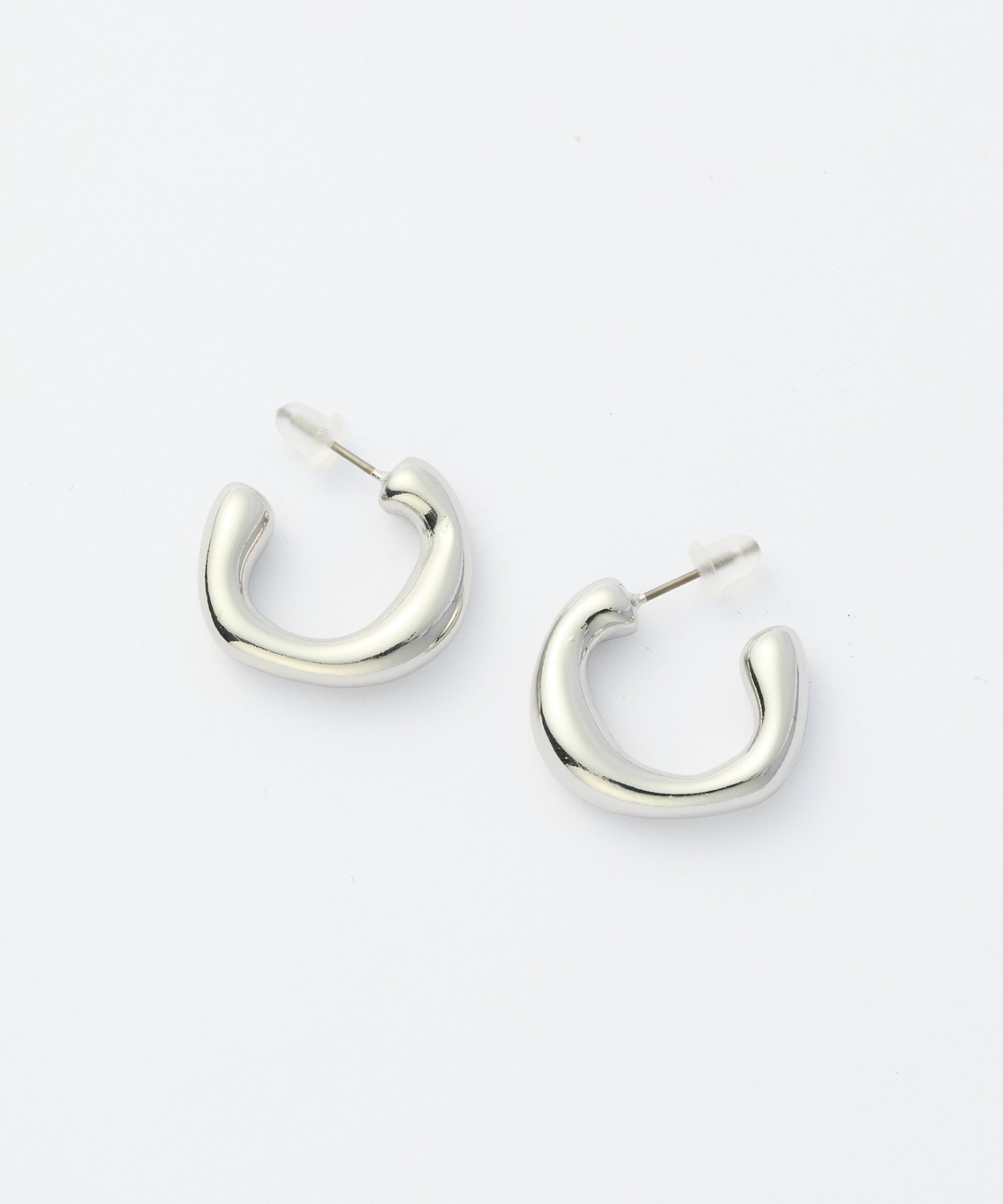 Discoat 【GOLDY】ファジーニュアンスフープピアス ディスコート アクセサリー・腕時計 ピアス ゴールド シルバー