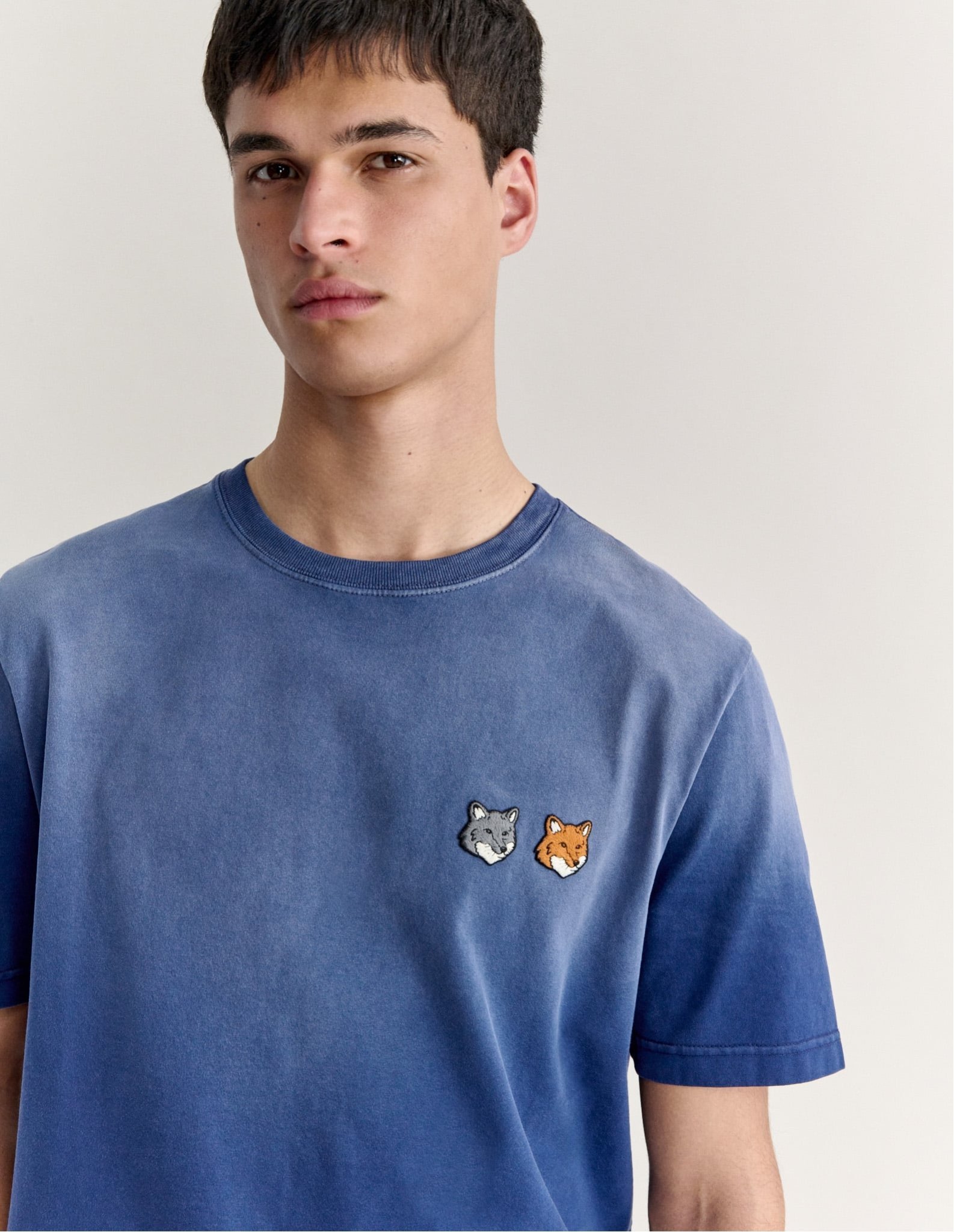 楽天市場】ブルー（ブランドメゾン キツネ）（Tシャツ・カットソー