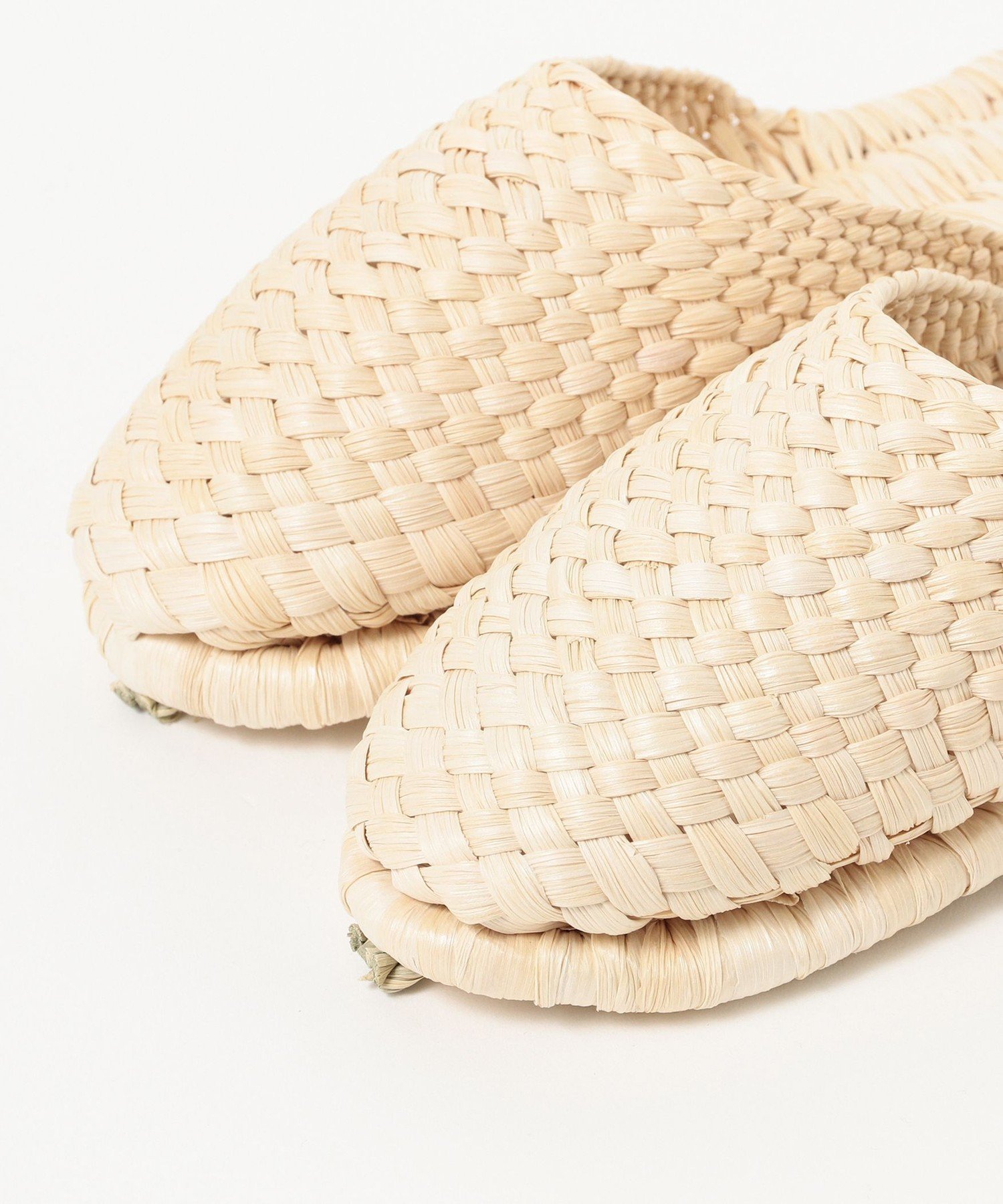 BEAMS JAPAN BEAMS JAPAN SELECT / とわだ産品 きみがら スリッパ L ビームス ジャパン シューズ・靴 サンダル ベージュ【送料無料】