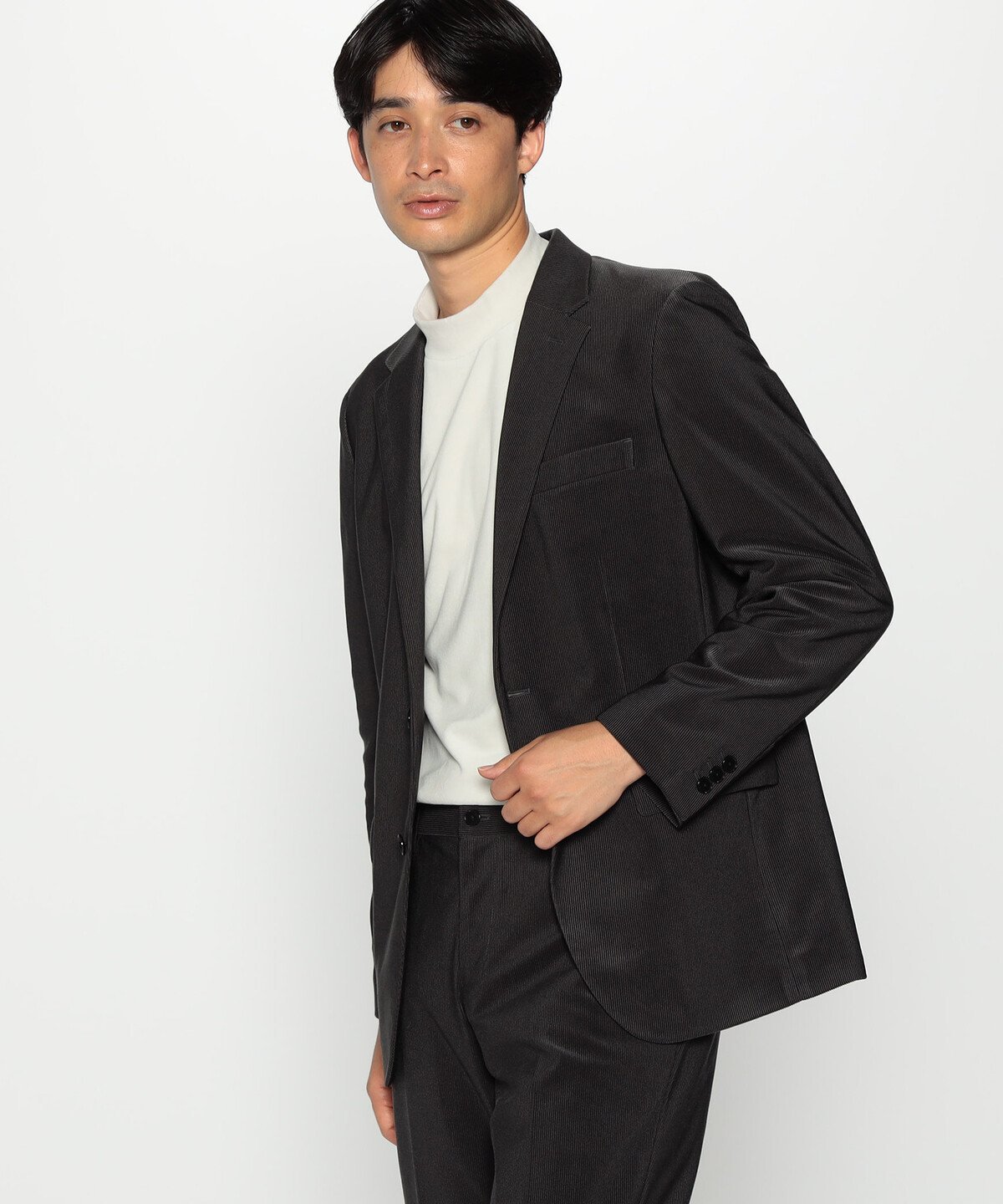 楽天市場】コーデュロイ ジャケット(カラーグレー)(スーツ 楽天市場】コーデュロイ ジャケット(カラーグレー)(スーツ