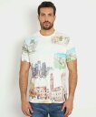 GUESS (M)SS Bsc Riviera Postcard Tee QX gbvX Jbg\[ETVc zCgyz