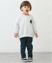【SALE/20%OFF】petit main 【スマイルシリーズ】BOYS裏起毛パンツ ナルミヤオンライン パンツ ジャージ・スウェットパンツ ネイビー ベー...