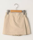 SHIPS KIDS SHIPS KIDS:100~130cm / ラップ キュロット シップス パンツ キュロット ベージュ ネイビー【送料無料】