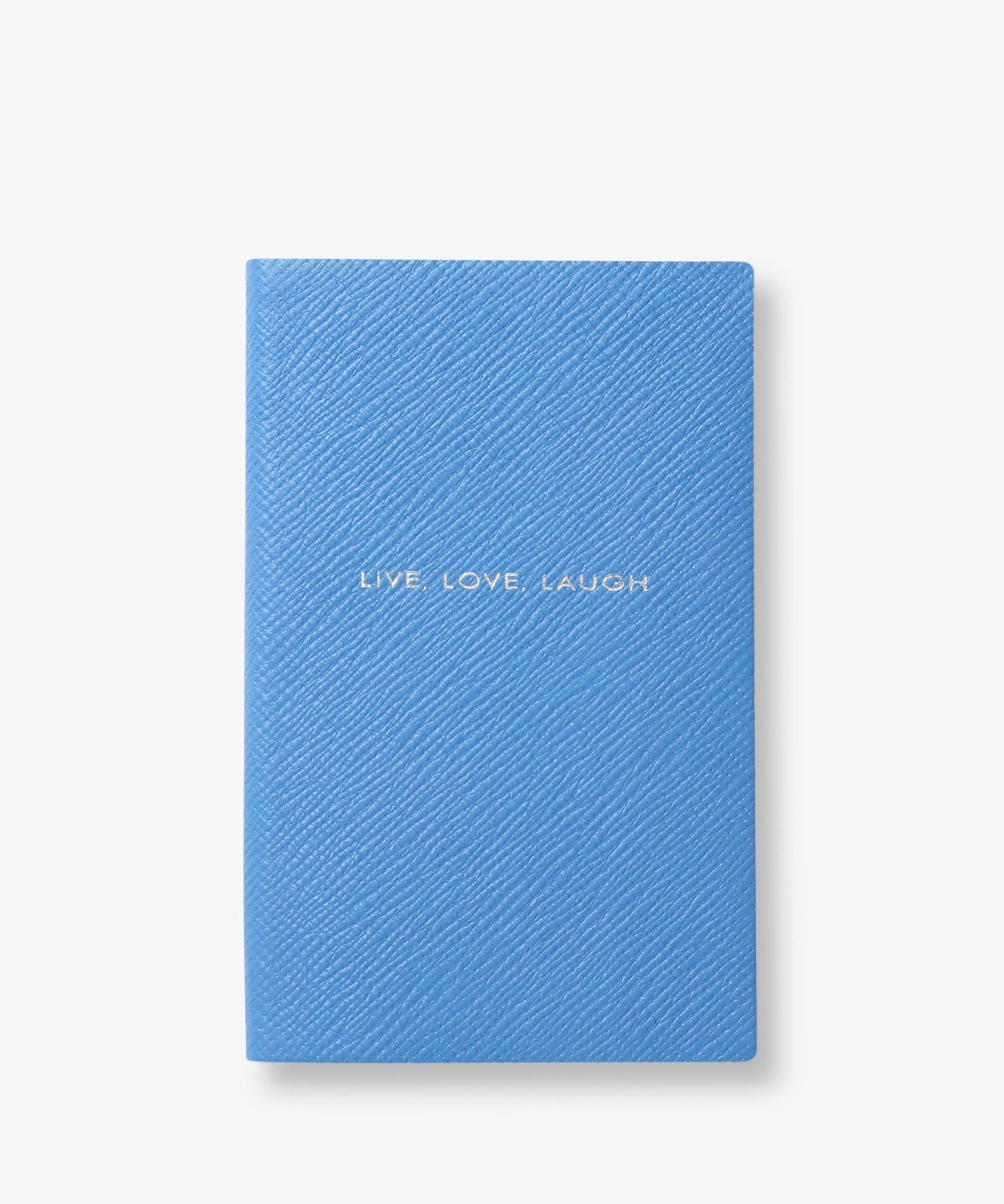 SMYTHSON Pastegrain Panama Live Love Laugh スマイソン 文房具 手帳・メモ帳 ブルー【送料無料】