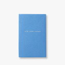 SMYTHSON Pastegrain Panama Live Love Laugh スマイソン 文房具 手帳・メモ帳 ブルー【送料無料】