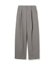 GALERIE VIE クレープウールストレッチ ストレートパンツ トゥモローランド パンツ スラックス・ドレスパンツ ブラウン ネイビー【送料無料】