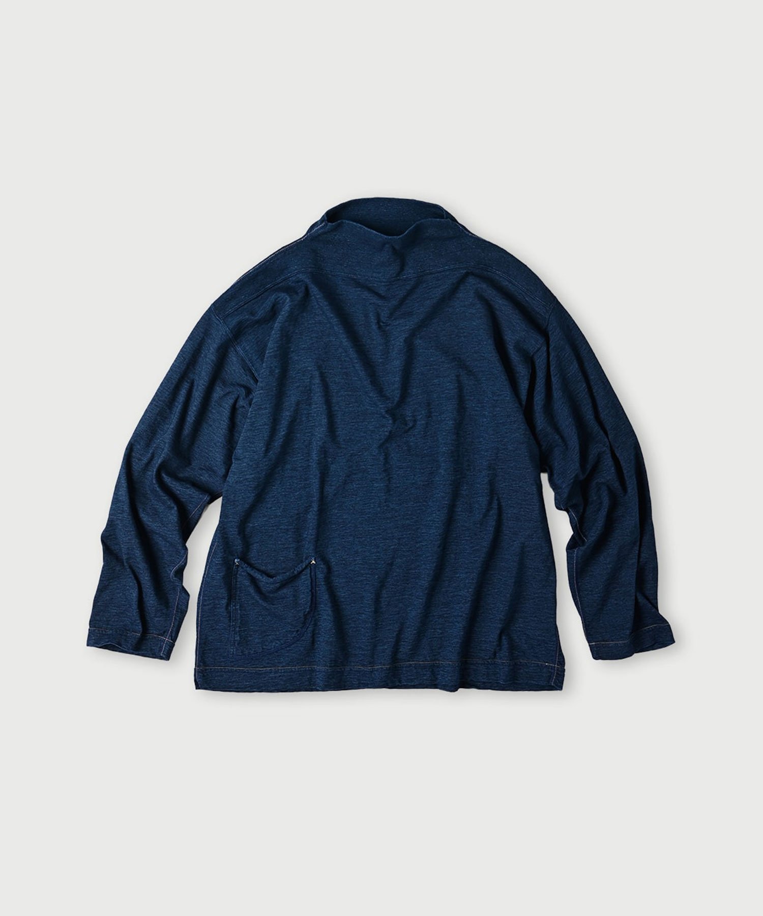 45R 天竺の908馬モック(インディゴ 濃) フォーティファイブアール トップス カットソー・Tシャツ ブルー【送料無料】