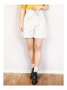 【SALE/56%OFF】dazzlin ウエストフリルショートパンツ ダズリン パンツ/ジーンズ ショートパンツ ホワイト ピンク ブルー ネイビー