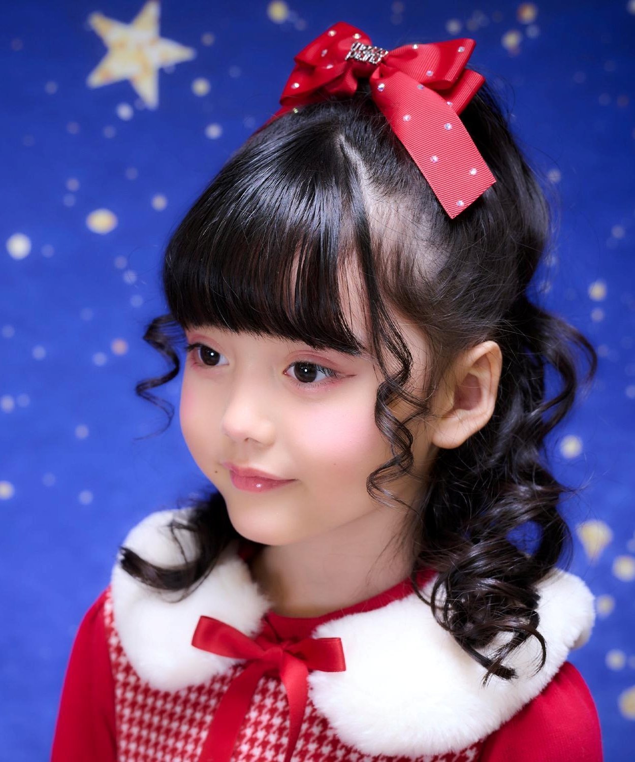 mezzo piano キラキラリボン ヘアクリップ ナルミヤオンライン ヘアアクセサリー その他のヘアアクセサ..