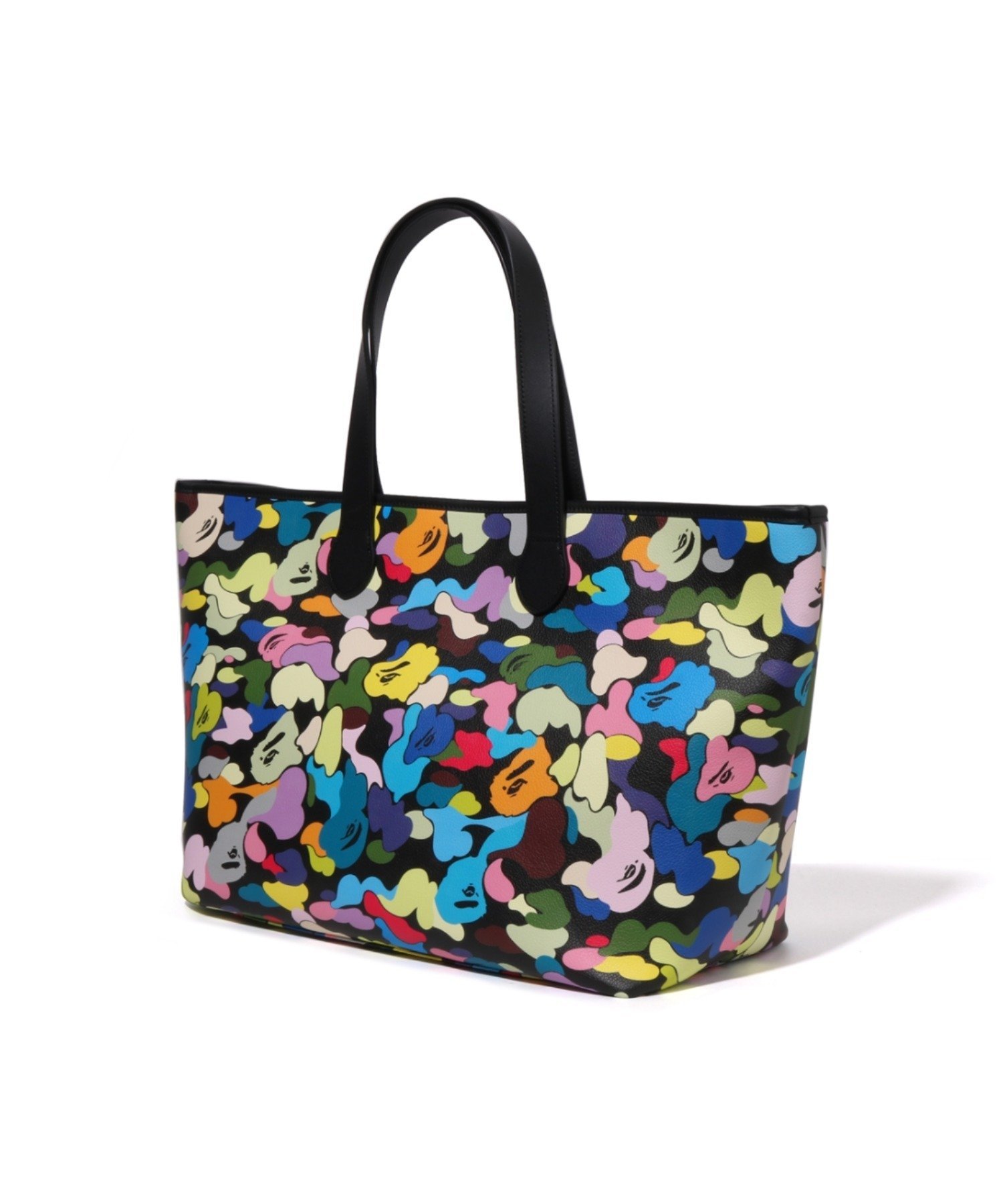 MULTI CAMO TOTE BAG ア ベイシング エイプ バッグ トートバッグ ホワイト ブラック