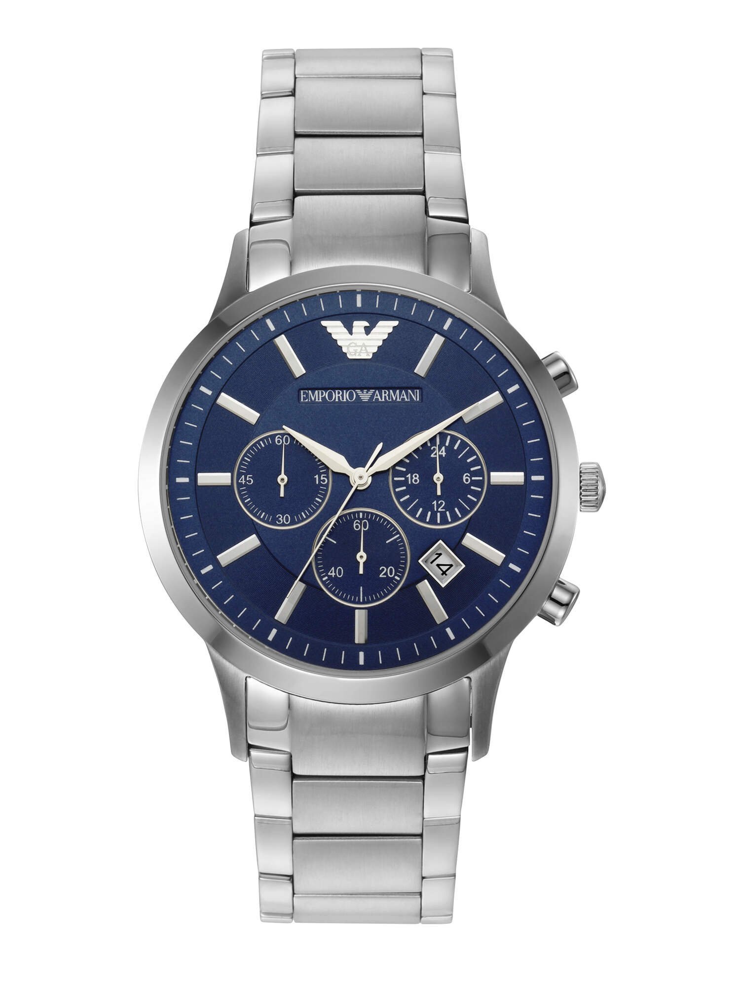 エンポリオ・アルマーニ 腕時計（メンズ） EMPORIO ARMANI AR2448 ウォッチステーションインターナショナル アクセサリー・腕時計 腕時計 シルバー【送料無料】