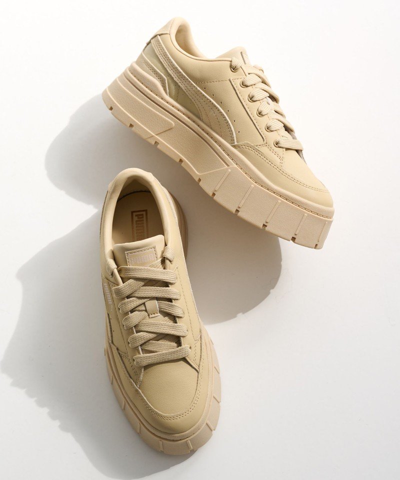 UNITED ARROWS green label relaxing 【別注】＜PUMA＞MAYZE STACK スニーカー ユナイテッドアローズ グリーンレーベルリラクシング シューズ・靴 スニーカー ベージュ【送料無料】のサムネイル