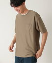 【SALE/40%OFF】ikka 【2点セット】リップルTシャツインナーセット イッカ トップス カットソー・Tシャツ ベージュ グリーン ネイビー