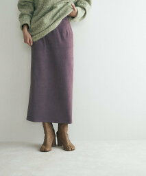 marjour SUEDE NARROW SKIRT マージュール スカート ミディアムスカート パープル ブラウン【送料無料】