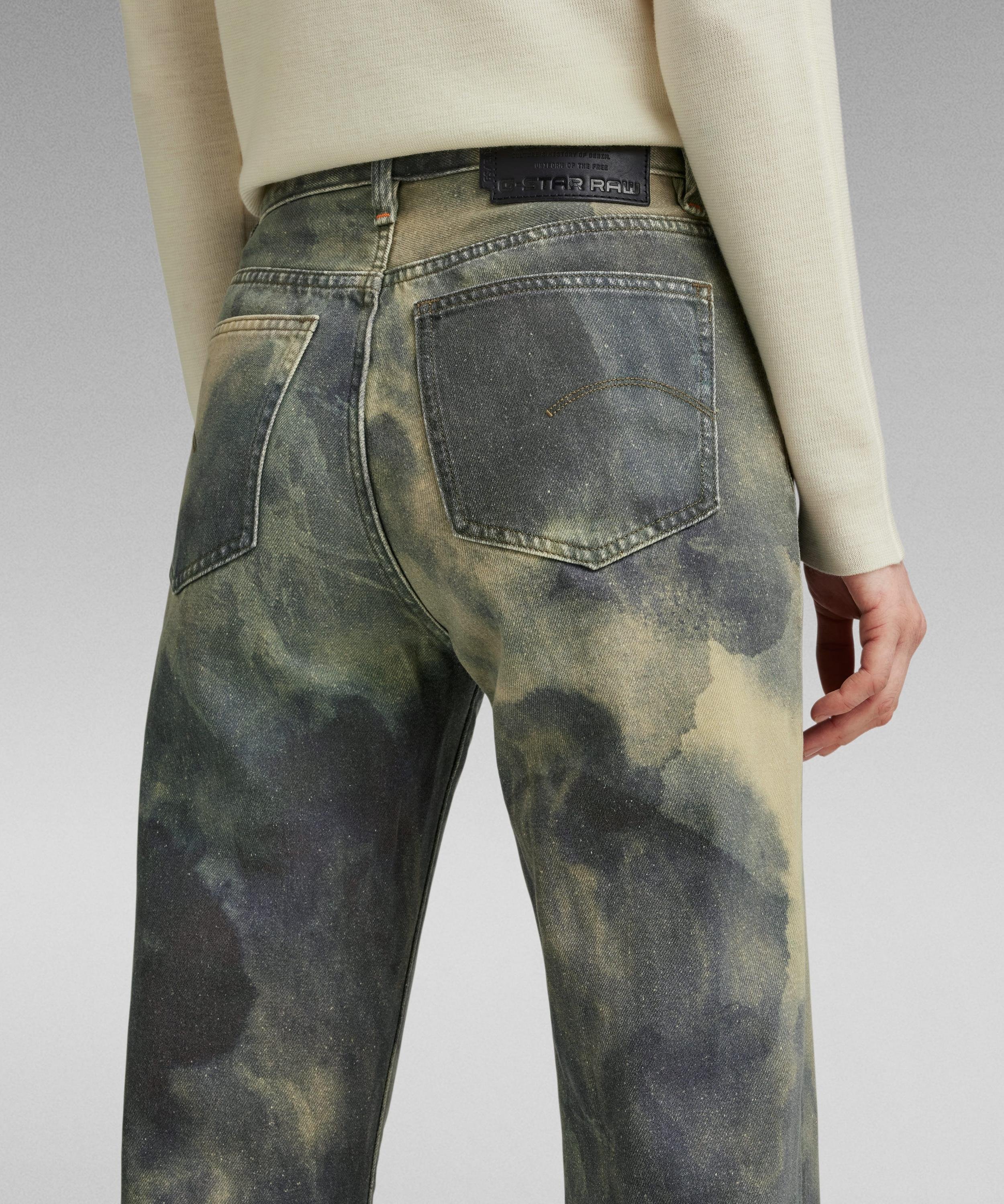 【公式ショップ】VIKTORIA HIGH STRAIGHT JEANS/ハイウエストストレートジーンズ ジースターロゥ パンツ ジーンズ・デニムパンツ ブルー
