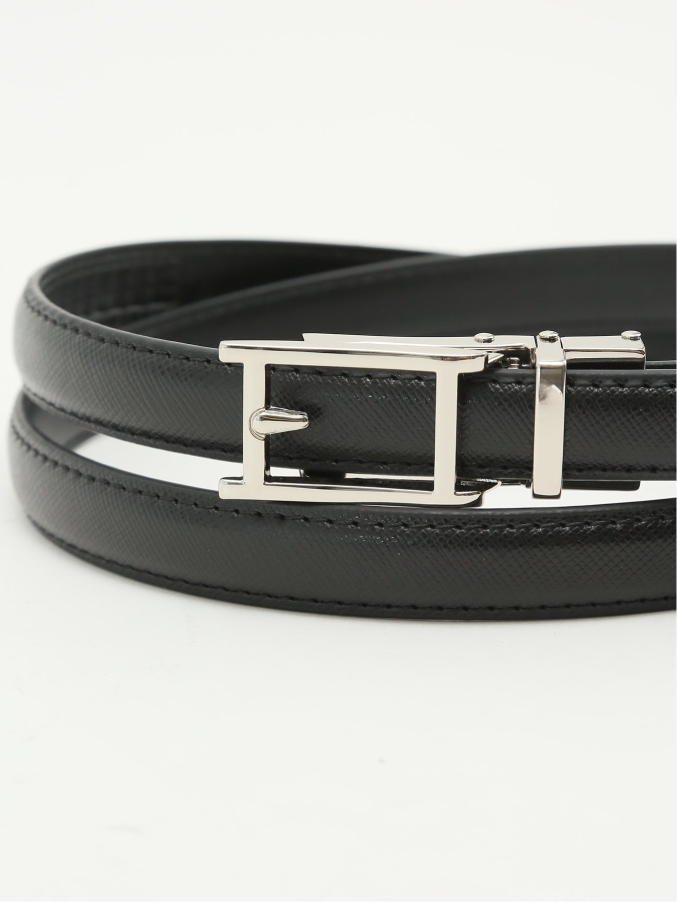 【SALE／10%OFF】m.f.editorial Hバックル アジャストフリー サフィアーノベルト タカキュー ファッション雑貨 ベルト ブラック【送料無料】