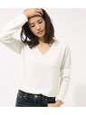 【SALE/50%OFF】AZUL by moussy 《12月11日まで期間限定価格》ベーシックVネックプルオーバー アズールバイマウジー ニット【RBA_S】【RBA_E】